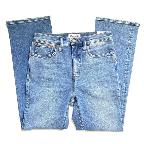 NWT Madewell women Cali Demi-Boot Jeans in Dorrance Wash TENCEL™ Denim Edition - Picture 14 of 14